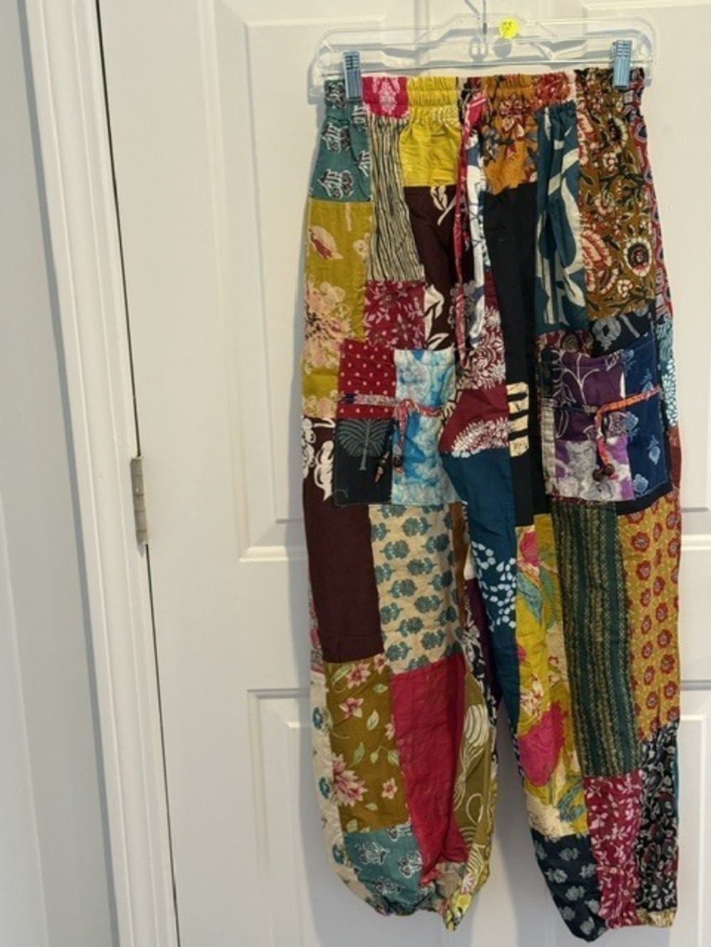 P4 O | Pol Patchwork Jogger Pants | Multi | One Size S-L